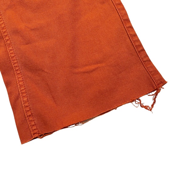 NWT Anthropologie Pilcro The Yaya Crop Flare Pants Orange 28 - Picture 8 of 16